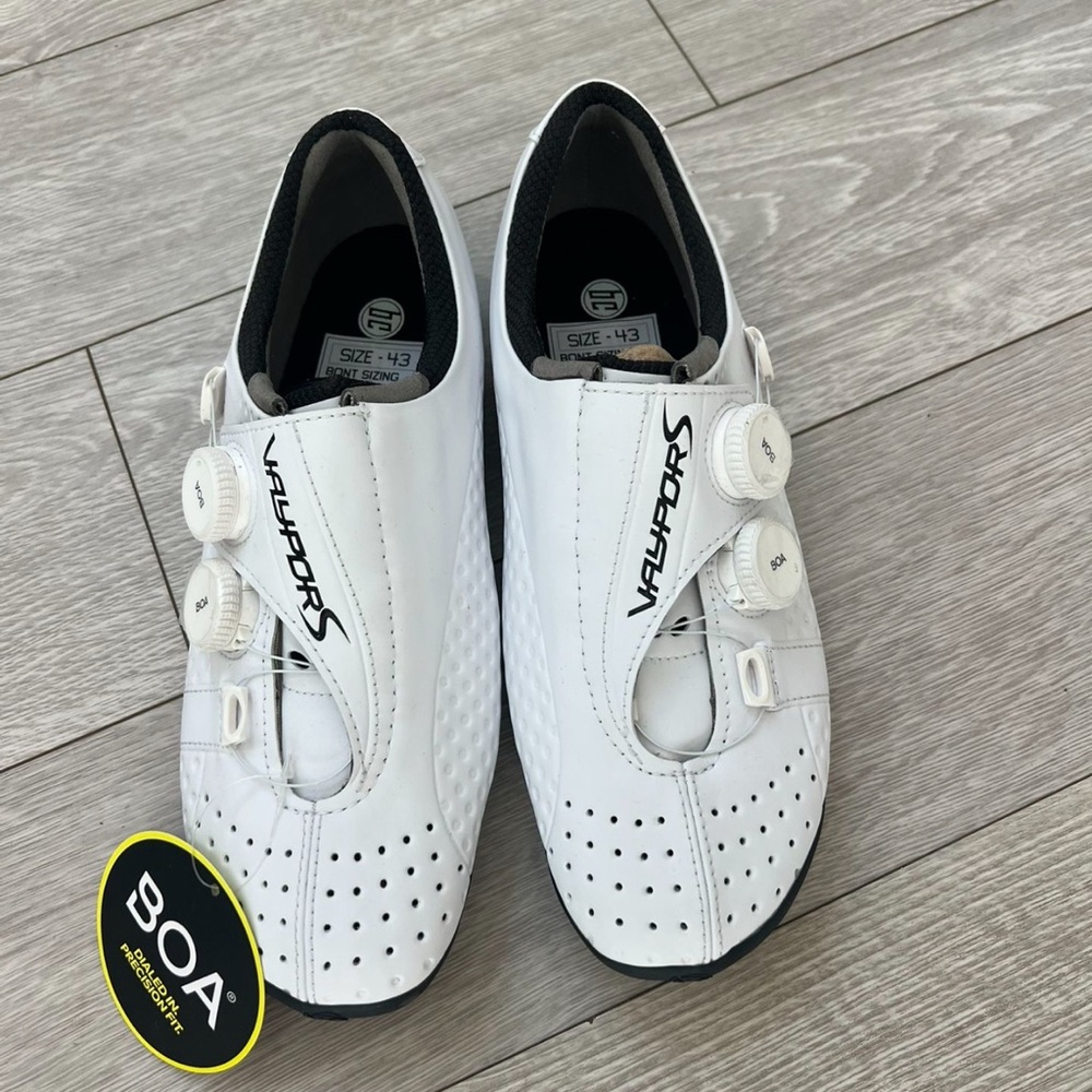 Bont Vaypor S Road Cycling Shoes - Size 43 - White - NWT